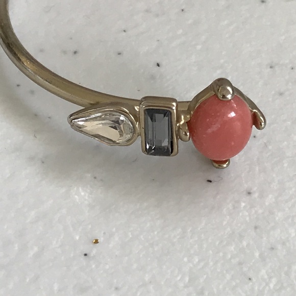 Vintage Pink Stone and Faux diamond Bracelet - Picture 3 of 8